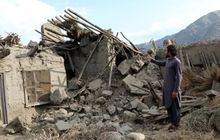 Gempa berkekuatan 6.8 magnitudo Guncang Afganistan, Masjid Biru Ikonik di Mazar i Sharif Alami Kerusakan