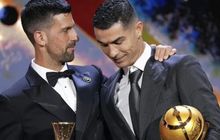 Novak Djokovic Dinobatkan Atlet Terbaik di Globe Soccer Awards Dubai