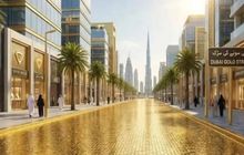 Dubai Rencanakan Jalan Berlapis Emas Pertama di Dunia