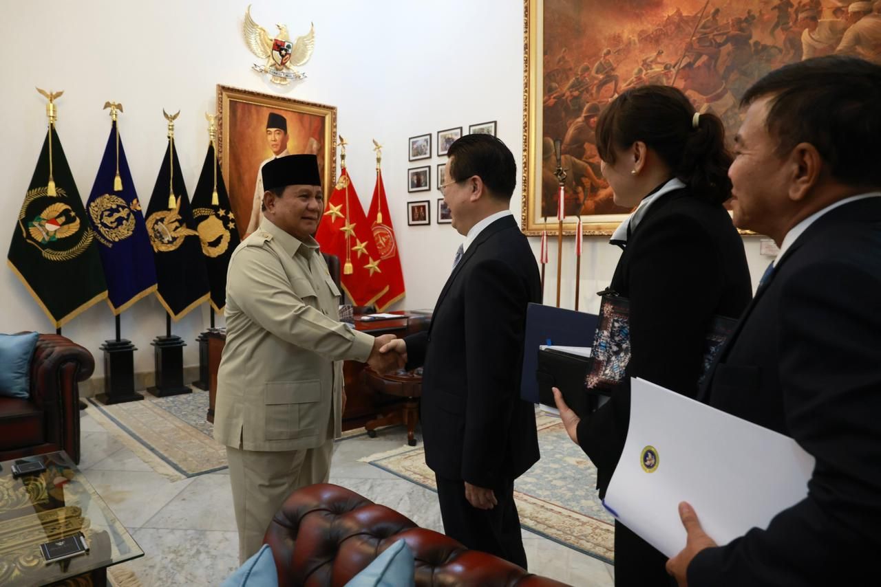 Prabowo Bertemu Menteri Keamanan Tiongkok Chen Yixin, Dorong Kerja Sama Stabilitas Kawasan