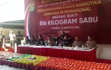 Polda Metro Jaya Gagalkan Peredaran 516 Kg Sabu yang akan Diedarkan Lewat E-Commerce dan Medsos