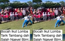 Viral Kocak Lomba Agustusan Anak SD, Niat Hati Membantu Teman namun Salah Arah