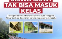 Kondisi Memprihatinkan: Siswa MI An Nur NTT Terpaksa Bergantian Kelas Akibat Atap Nyaris Roboh