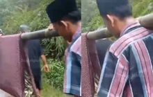 Viral Video Pasien Meninggal di Tanggamus Saat Perjalanan Menuju RS Gegara Jalan Rusak, Polisi Langsung Sambangi Warga untuk Beri Bantuan