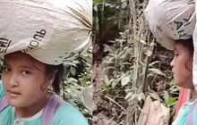 Bertaruh Nyawa demi Sembako, Perjuangan Ibu di Tapanuli Tengah Jalan Kaki 9 Jam Tembus Sisa Banjir
