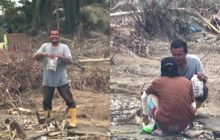 Semringahnya Warga Aceh Tamiang Ini Mendapat Bantuan Pakan Kucing untuk Anabulnya, Netizen: Bapaknya Bahagia Banget