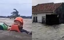 Viral Banjir Rendam Perumahan di Sukawangi Bekasi, Air Menggenang Bak Lautan