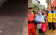 Viral Ibu-ibu di Bekasi Luapkan Emosi usai Banjir Genangi Rumahnya, Ngaku Sebulan Bisa Sampai 3 Kali