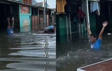 Viral Nyanyian Bapak-bapak di Bekasi demi Menghibur Diri di Tengah Musibah Banjir: Lihat Rumahku, Penuh dengan Air
