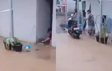 Hujan Deras, Kawasan Huntara di Agam Sumbar yang Baru Diresmikan Kebanjiran