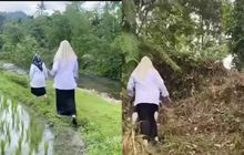 Viral, Guru di Padang Pariaman Terekam Menyusuri Sawah dan Bukit saat Mengunjungi Rumah Siswa