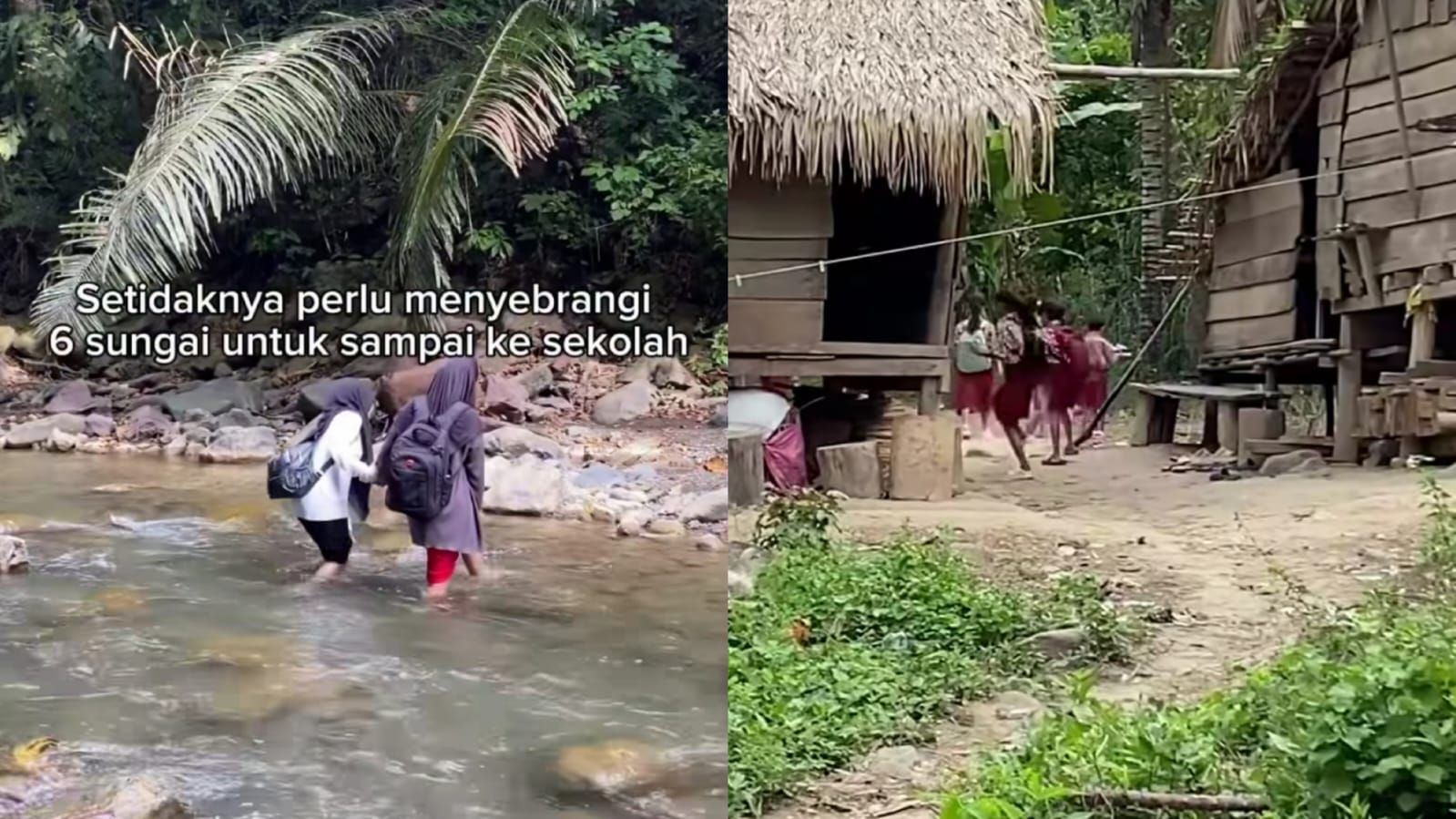 Akses Masih Sulit, Guru SDN Inpres 3 Terpencil Bainaa di Parigi Moutong Sulteng Ini Harus Lewati 6 Sungai untuk Sampai ke Sekolah