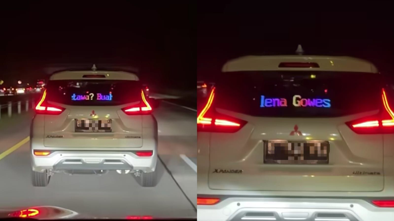 Viral Mobil Pemudik Pasang Running Text Tebak-tebakan, Warganet: Nggak Nyalip Soalnya Mau Nyimak Jokes Bapak-bapak
