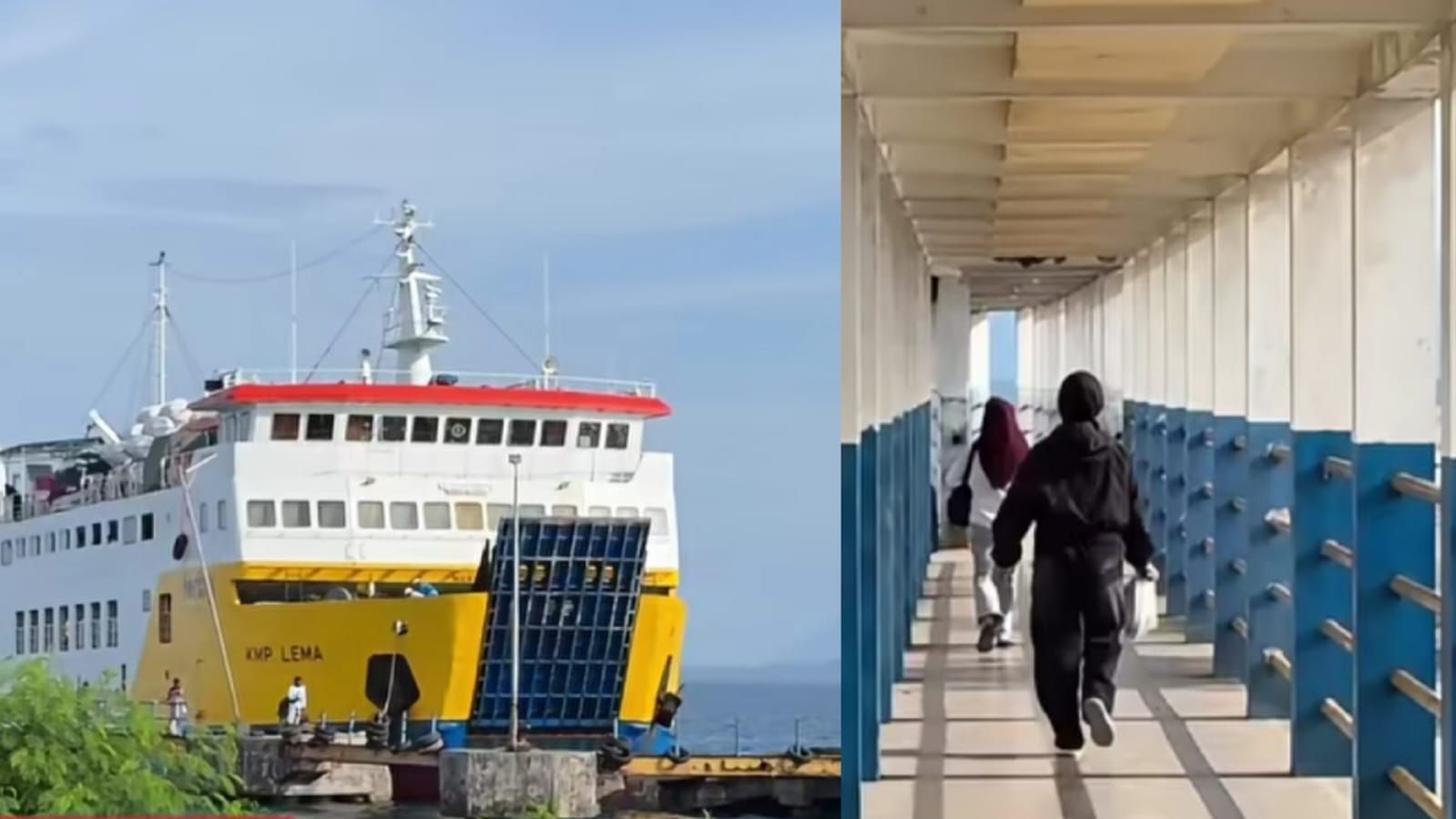 Momen Mudik Lebaran, Viral Dua Penumpang Ketinggalan Kapal Sofifi-Ternate Gegara Turun Lagi untuk Beli Sesuatu di Pelabuhan