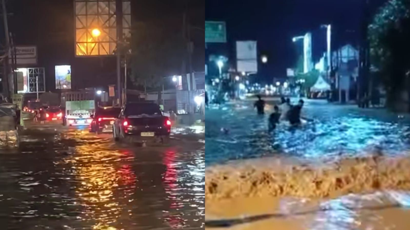 Brebes Kebanjiran Akibat Hujan Deras dan Luapan Sungai Babakan, Jalur Arus Balik ke Jakarta Dialihkan