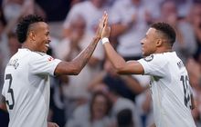 Real Madrid Tekuk Espanyol 2-0 di Santiago Bernabeu, Dengan Gol Indah Jarak Jauh Eder Militao  dan Mbappe