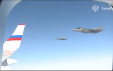Putin Dikawal Pulang ke Rusia dengan Jet Tempur Canggih Amerika F-35, Kremlin Unggah Video dari Dalam Kabin