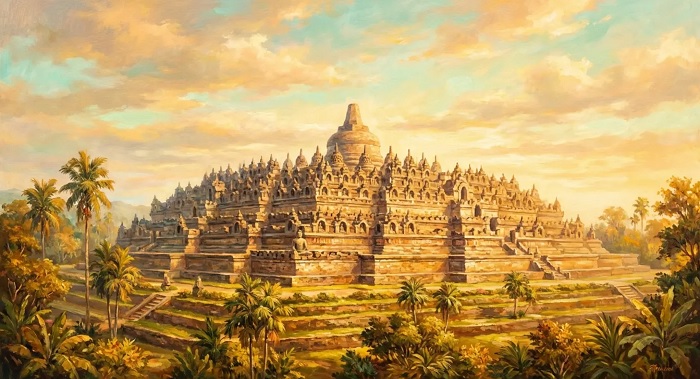 Berdiri Lebih dari 1.000 Tahun, Begini Teknologi Konstruksi Candi Borobudur Tanpa Semen Perekat