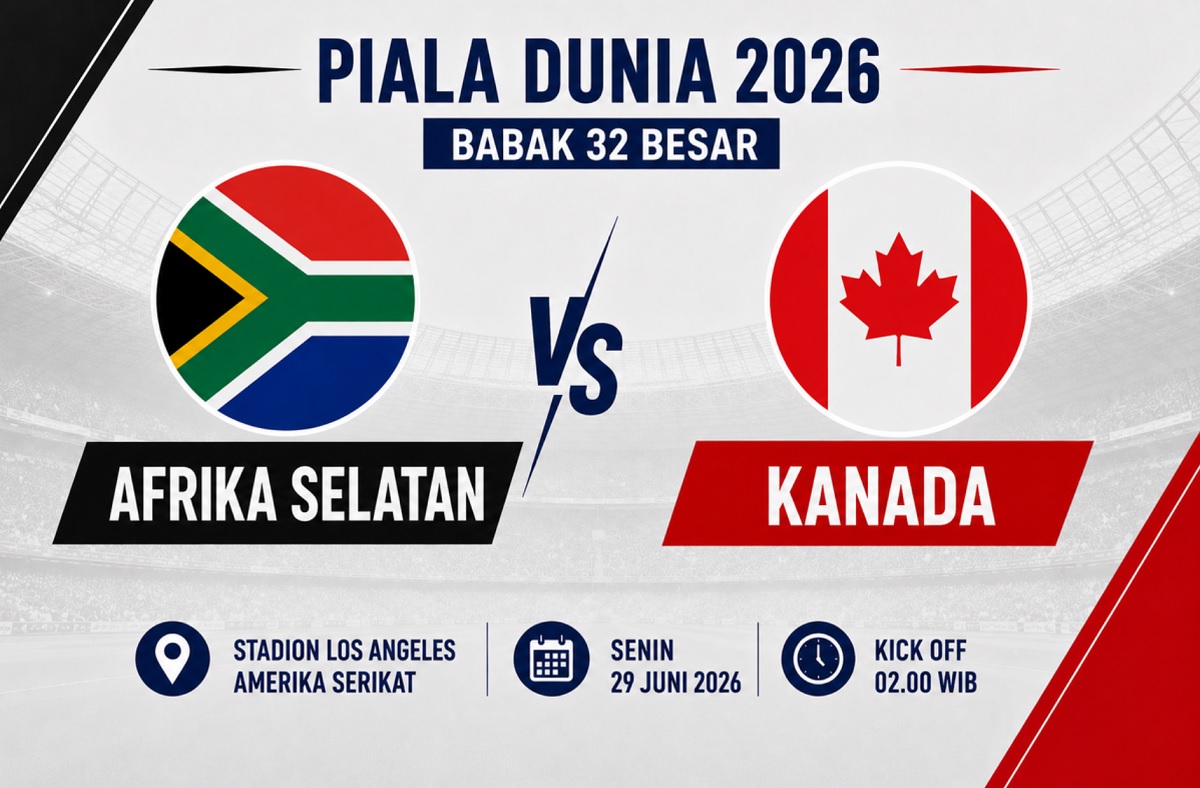 Link Live Streaming Afrika Selatan vs Kanada di Piala Dunia 2026, Jangan Pakai Score 808 dan Jalalive!