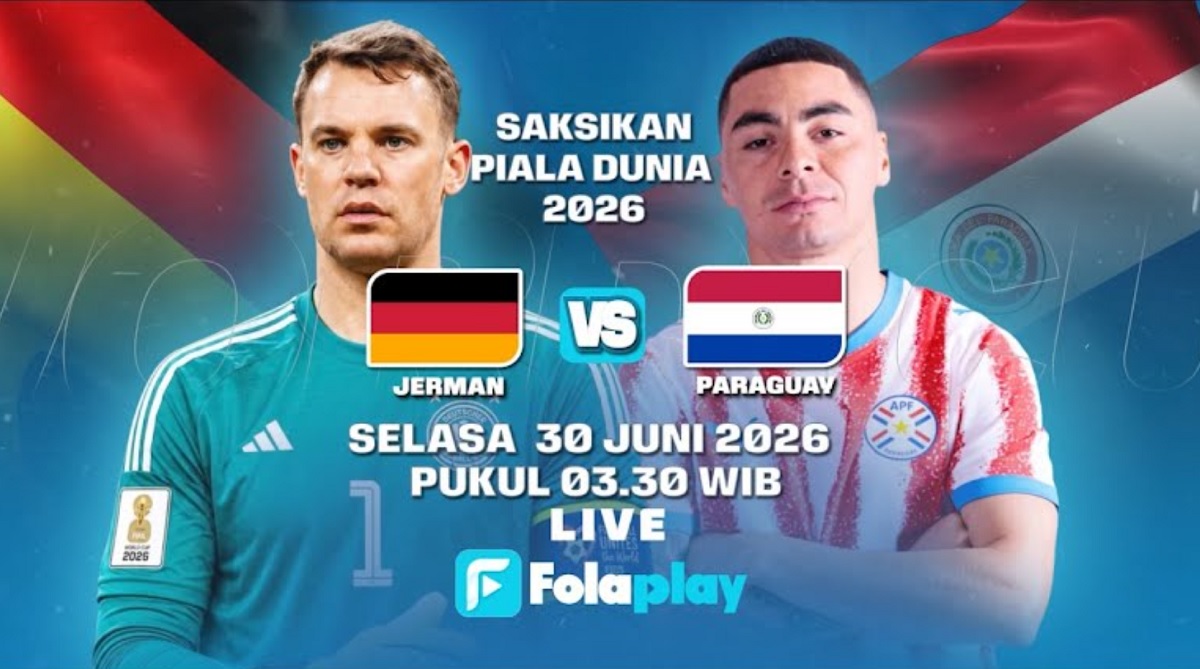 Ini Dia Link Live Streaming Jerman vs Paraguay di Babak 32 Besar Piala Dunia 2026