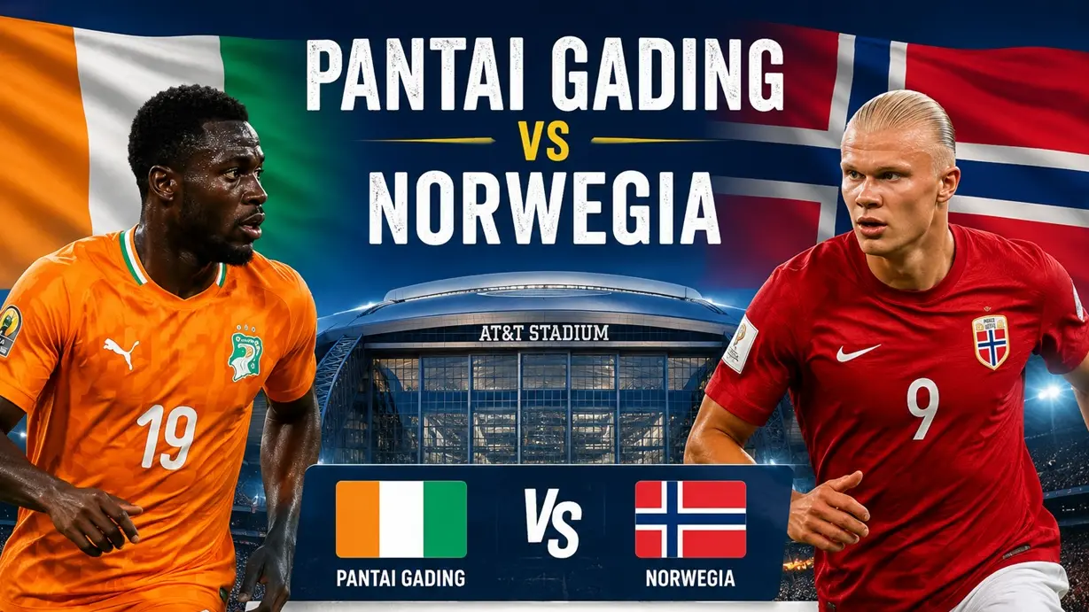 Link Siaran Langsung Pantai Gading vs Norwegia Babak 32 Besar Piala Dunia 2026