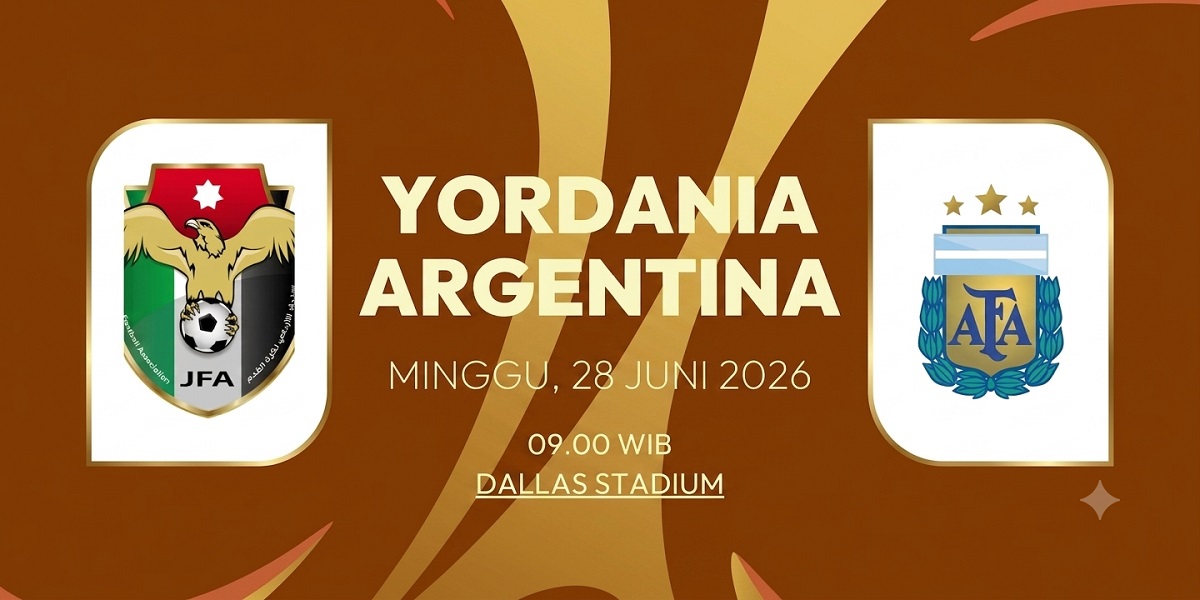 Score 808 dan Jalalive Ilegal! Ini Link Live Streaming Piala Dunia 2026 Resmi: Yordania vs Argentina